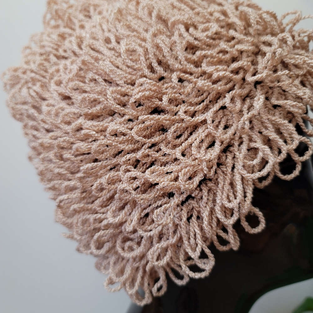 VTG 60s Loop Knit Hat - Picture 6 of 11